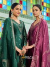 Olivia By Ibiza Banglory Silk Jacqaurd Designer Salwar Suits Wholesalers In Surat